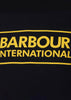 Barbour International T-shirts  Essential large logo tee - black 