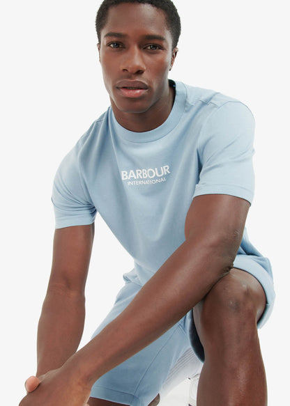 Barbour International T-shirts  Formula tee - powder blue 