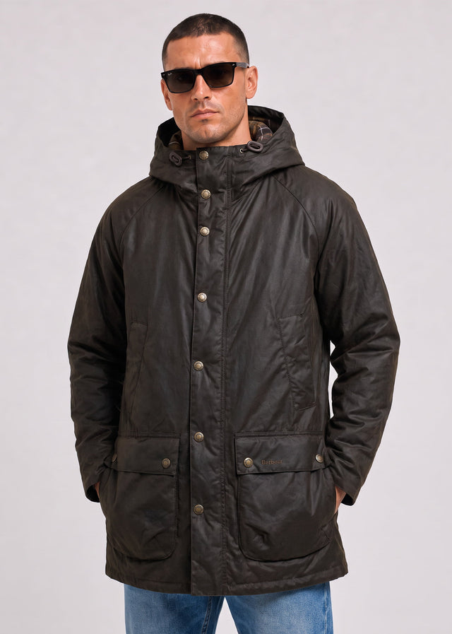 Barbour Jacken Barbour bedale wax parka - olive