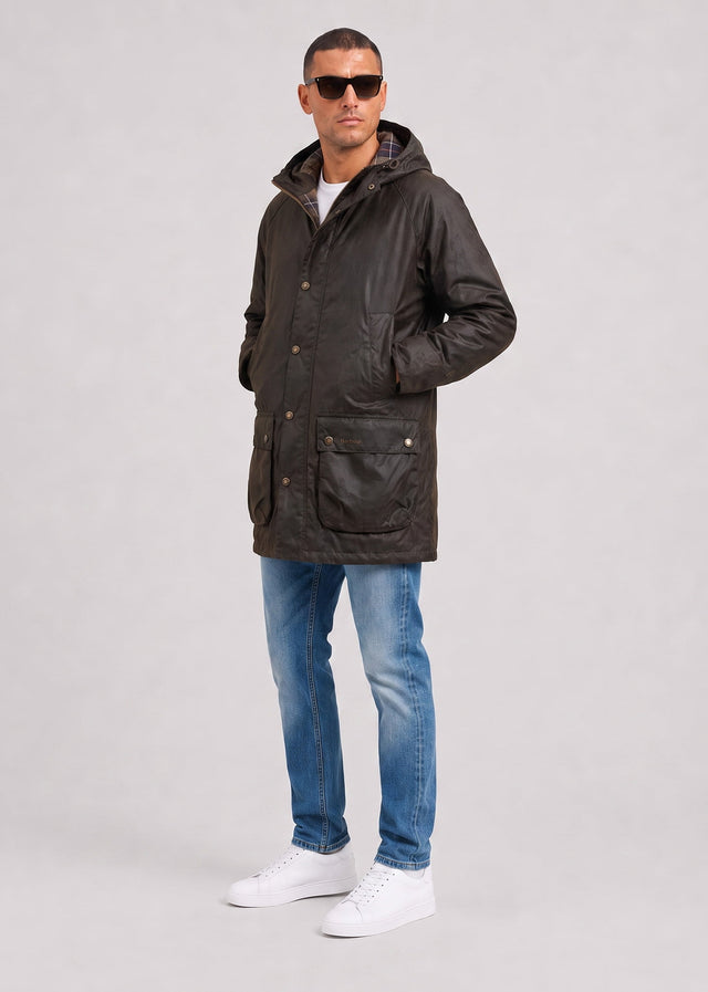 Barbour Jacken Barbour bedale wax parka - olive