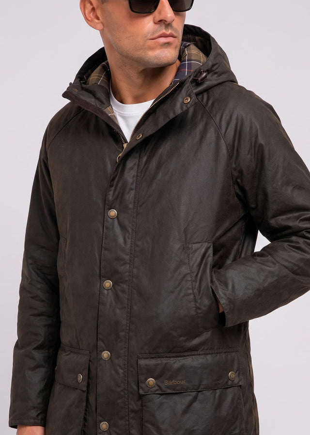 Barbour Jacken Barbour bedale wax parka - olive