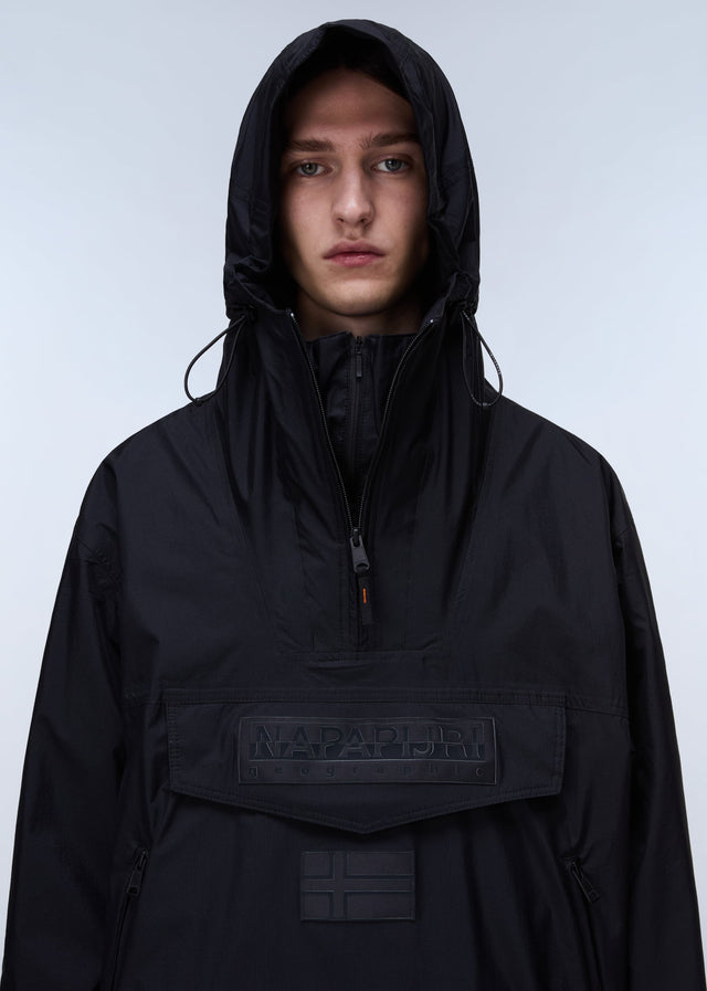Napapijri Jacken Lightweight Packable Rainforest Overhead rf next Jacket - black beauty