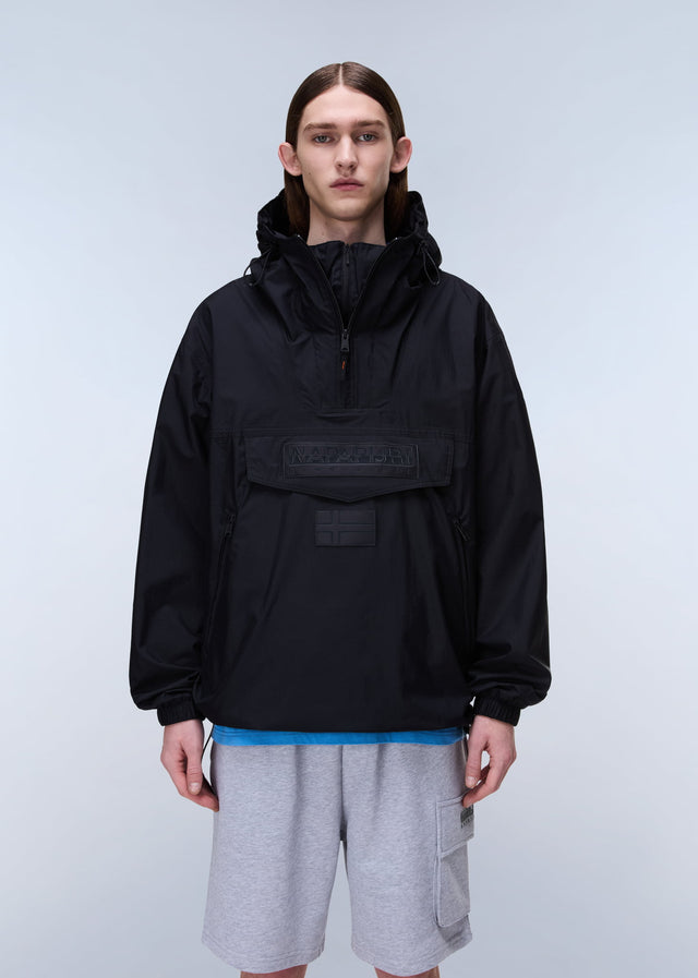Napapijri Jacken Lightweight Packable Rainforest Overhead rf next Jacket - black beauty