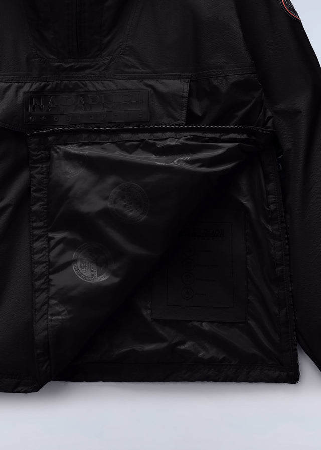 Napapijri Jacken Lightweight Packable Rainforest Overhead rf next Jacket - black beauty