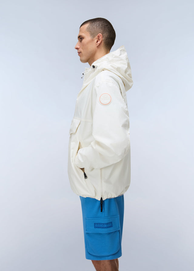 Napapijri Jacken Lightweight Packable Rainforest Overhead rf next Jacket - white whisper