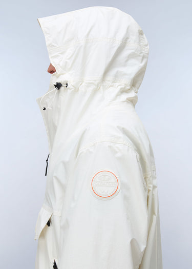 Napapijri Jassen Lightweight Packable Rainforest Overhead rf next Jacket - white whisper