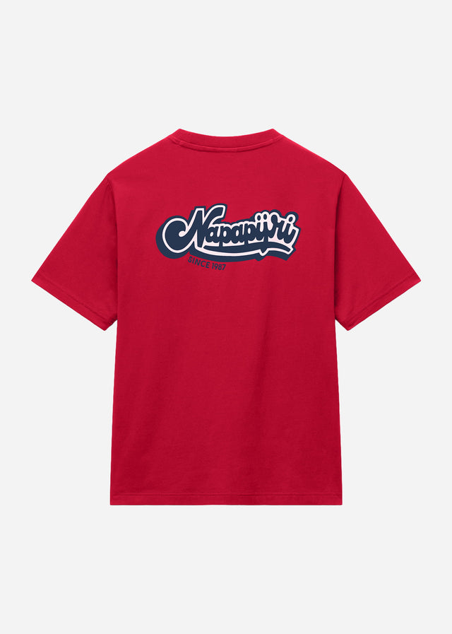 Napapijri T-Shirts S zinc ss - american b