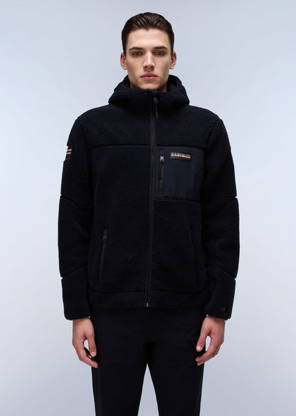 Napapijri Jassen  Yupik full zip hoodie  - black 