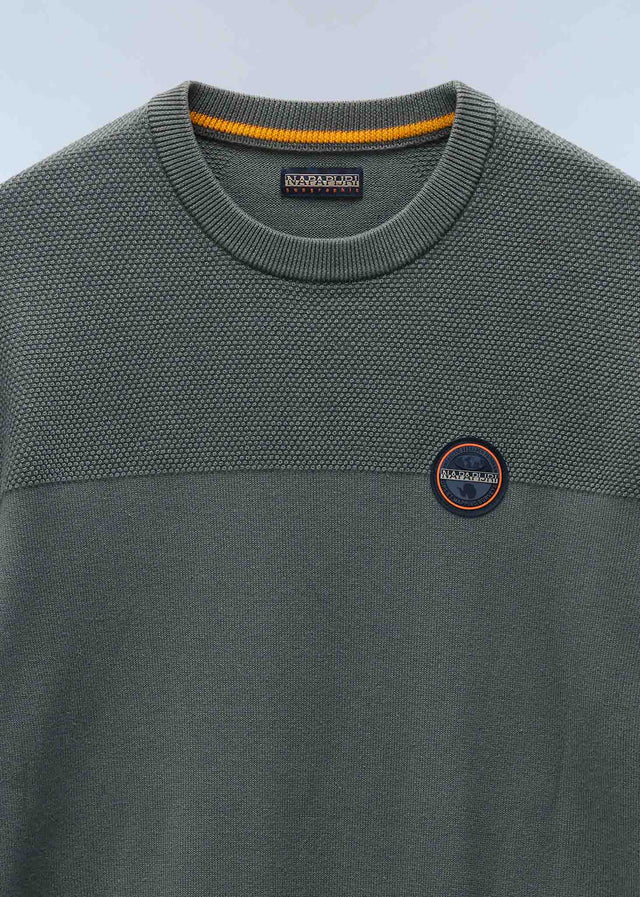 Napapijri Pullover  Derri crewneck sweater  - green urban 