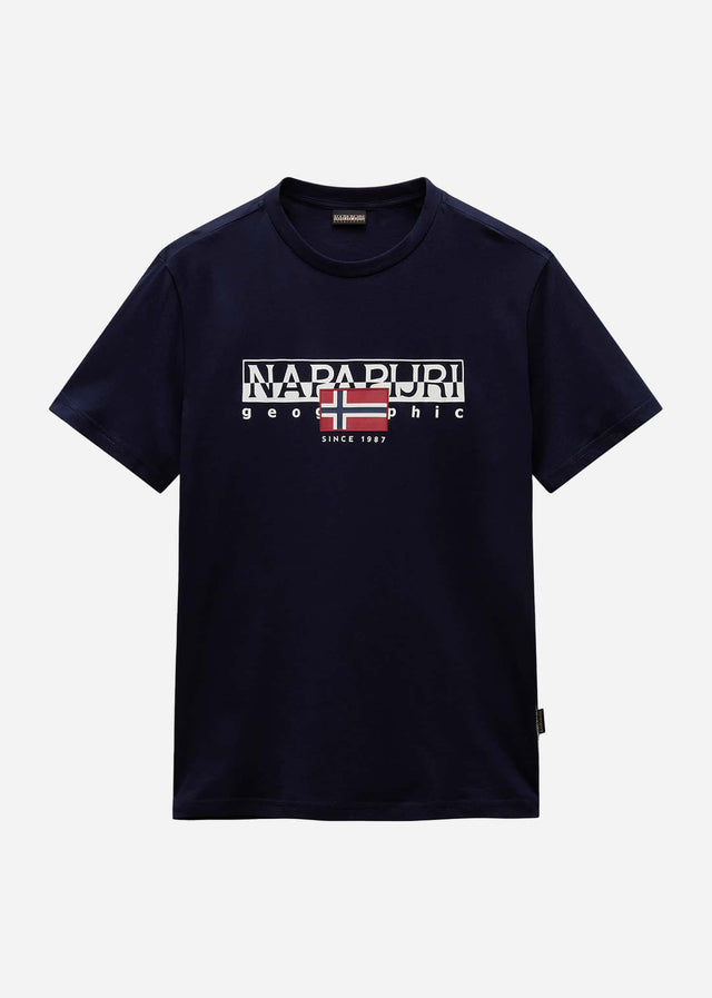 Napapijri T-Shirts S aylmer - blu marine