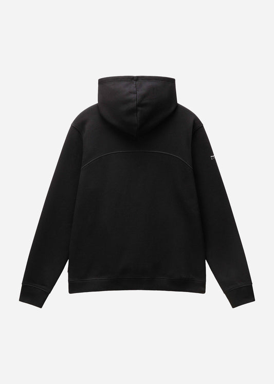 Napapijri Hoodies  Badge halfzip hoodie  - black 