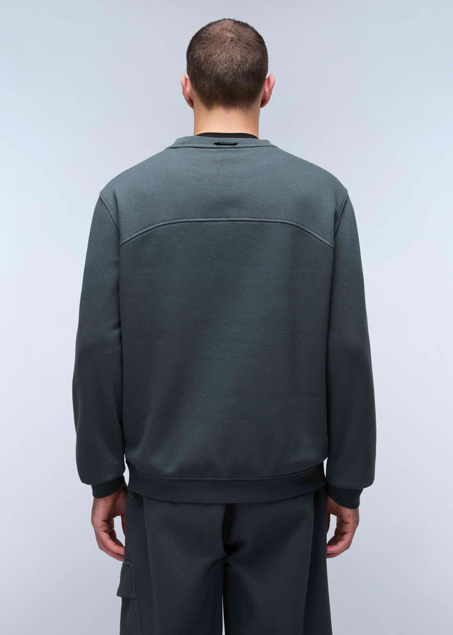 Napapijri Pullover Badge crewneck sweater - green urban (Copy)