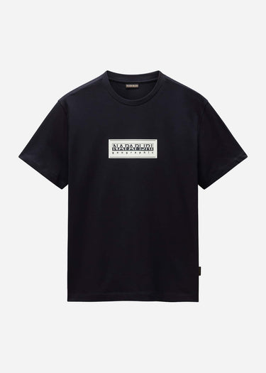 Napapijri T-shirts S box logo - black