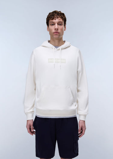 Napapijri Hoodies B box logo h 1 - white whisper
