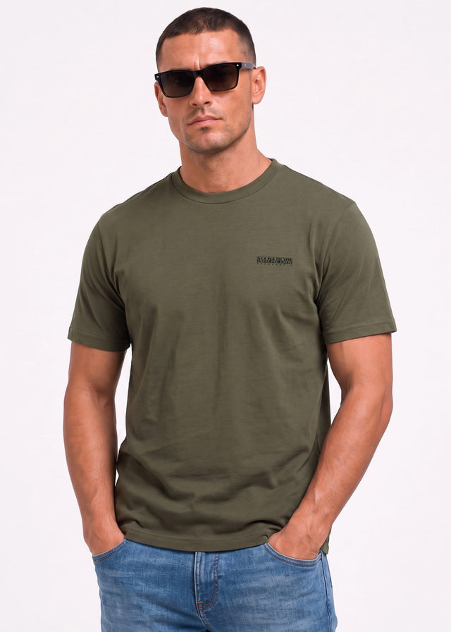 Napapijri T-Shirts S yourte ss - olive night