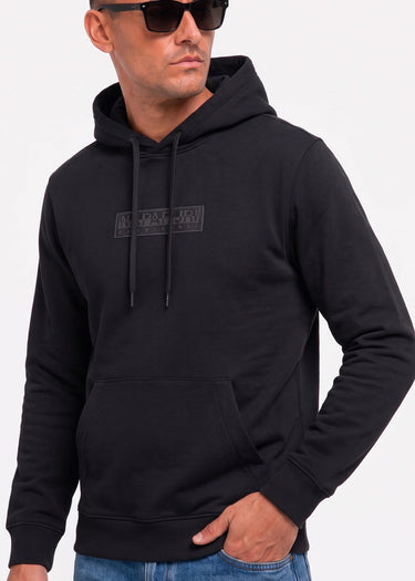 Napapijri Hoodies B box logo h wi - black beauty