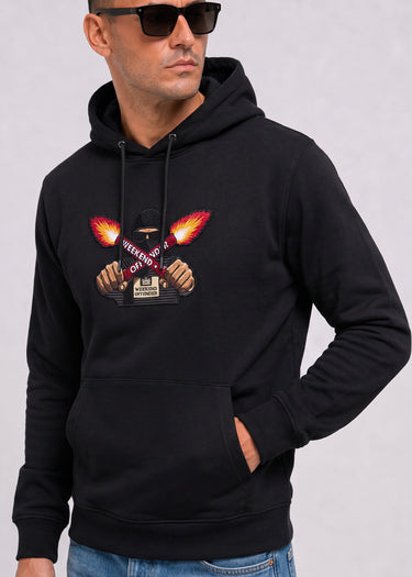 Weekend Offender Hoodies Fulgar hoodie - black