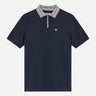 Weekend Offender Polo's Lachine - navy mid house check