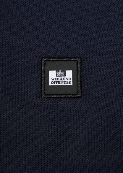 Weekend Offender Polo's  Sakai - navy house check 