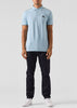 Weekend Offender Polo's  Sakai - winter sky blue house check 