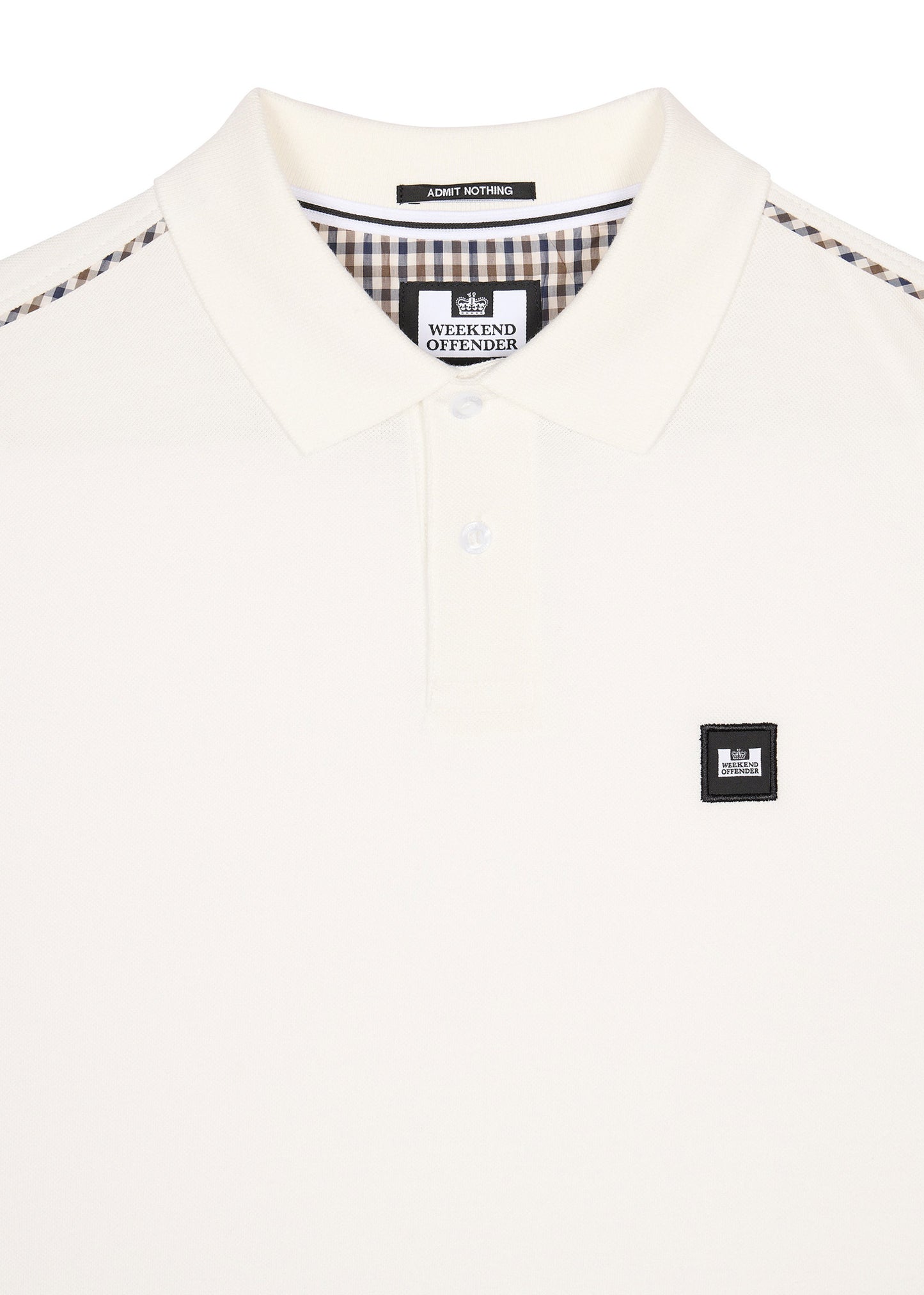 Weekend Offender Polo's  Sakai - winter white house check 