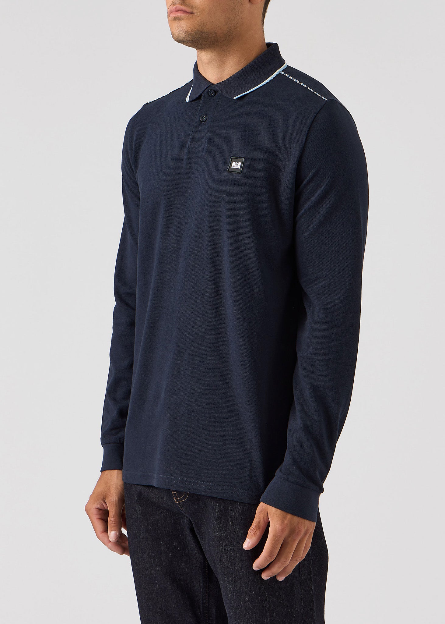 Weekend Offender Longsleeve Polo's  Carola - navy blue house check 