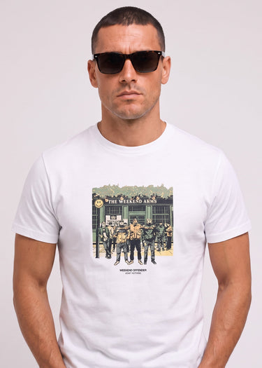 Weekend Offender T-shirts Taberna - white