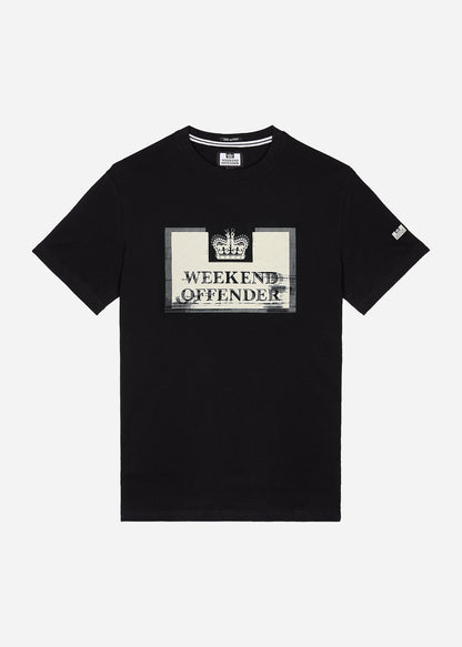 Weekend Offender T-shirts  Bonpensiero - black 