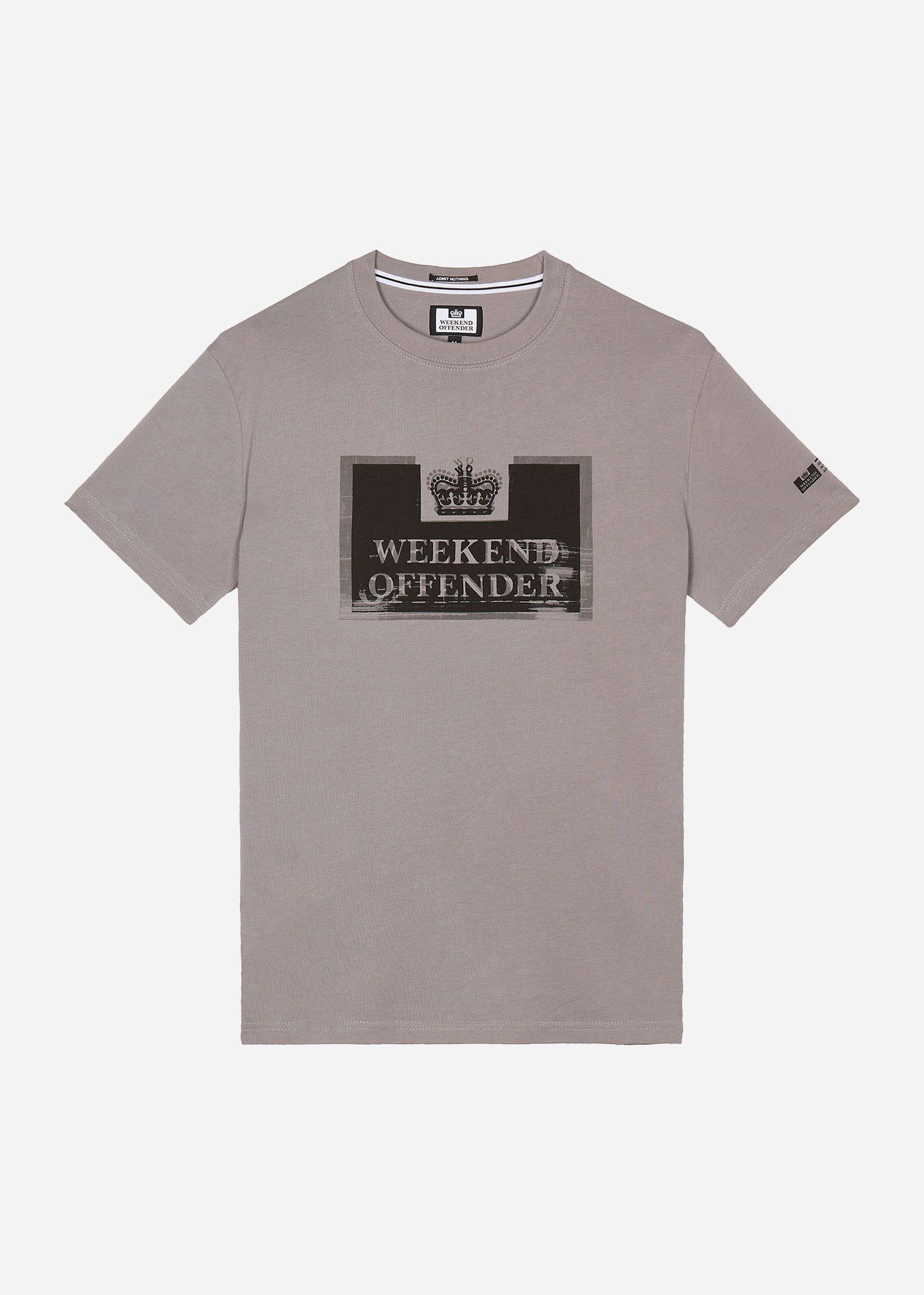 Weekend Offender T-shirts  Bonpensiero - light grey 