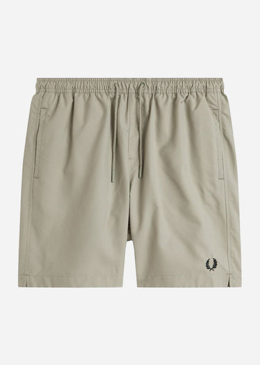 Fred Perry Zwembroeken Classic swimshort - warm grey black