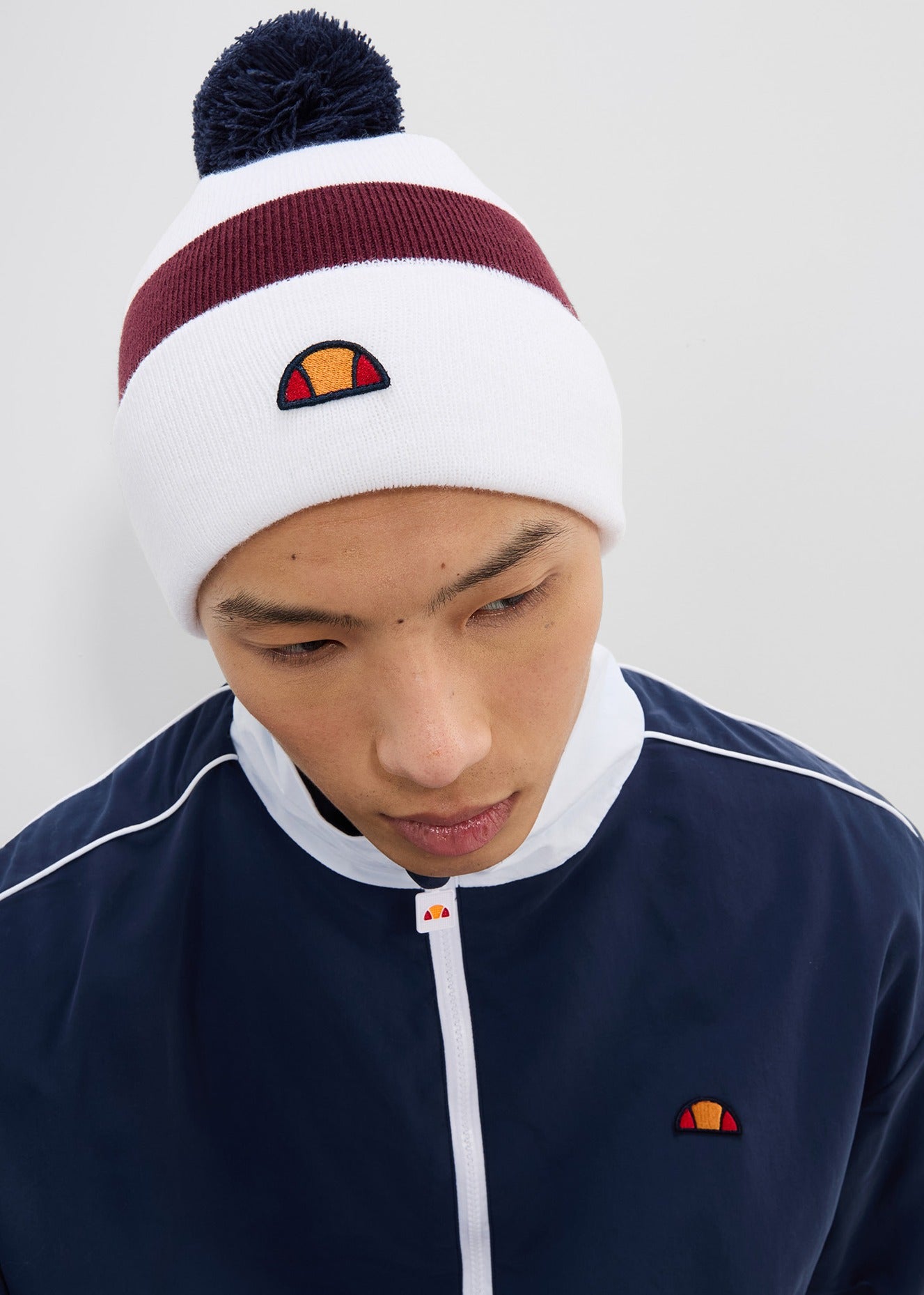 Ellesse Mutsen  Tanvi pom pom beanie - navy white 