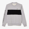 Lacoste Truien  Colorblock sweater - silver chine black 