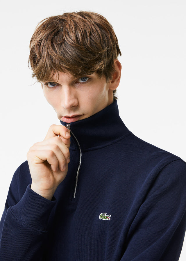 Lacoste Pullover  Sweater half zip - navy blue 