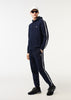 Lacoste Vesten  Contrast stripe zip through hoodie - navy blue 