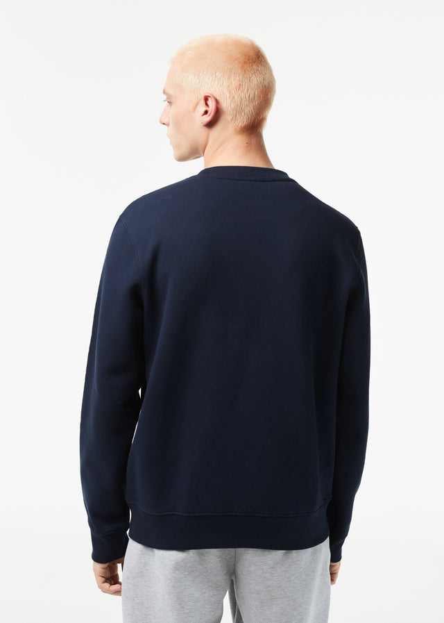 Lacoste Pullover  Contrast stripe sweater - navy blue 