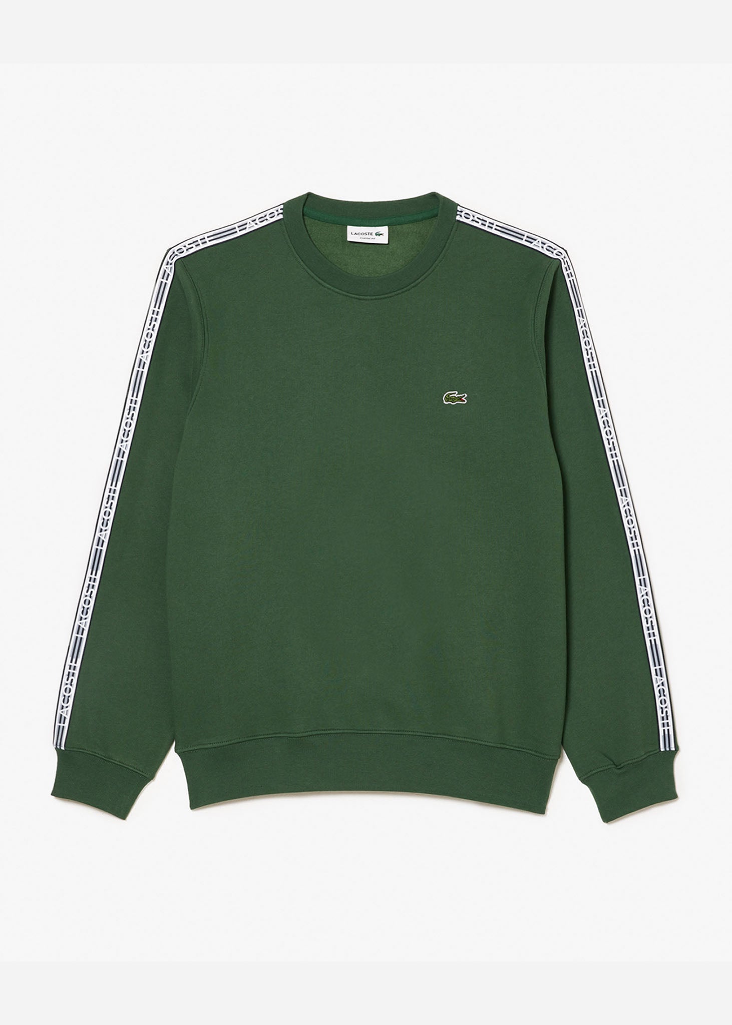 Lacoste Truien  Contrast stripe sweater - sequoia 