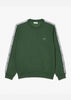 Lacoste Truien  Contrast stripe sweater - sequoia 