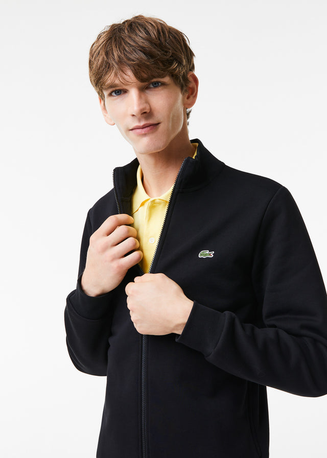 Lacoste Sweatjacken  Brushed fleece zip through sweater - black 