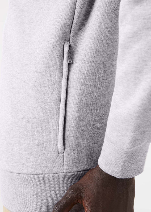 Lacoste Sweatjacken  Brushed fleece zip through sweater - Silver Chine 