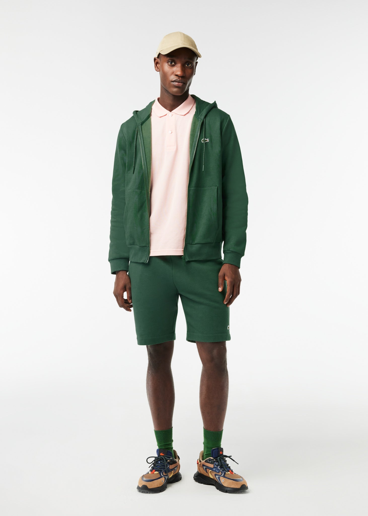 Lacoste Vesten  Zip through hoodie - sequoia 