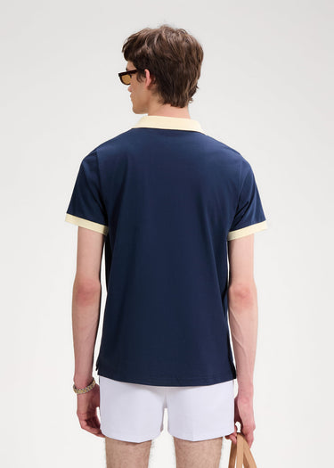 Ellesse Polo's Lessepsia polo - navy light yellow