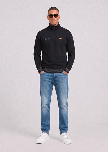 Ellesse Truien Verazo quarter zip top - black