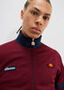 Ellesse Vesten  Roma track top - burgundy 