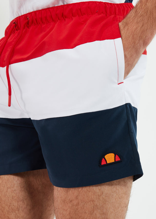 Ellesse Badeshorts  Cielo swimshort - red navy white 