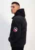 Ellesse Jassen  Nebula padded jacket - black 