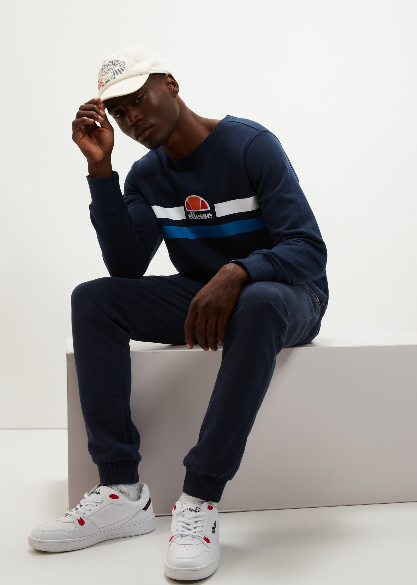 Ellesse Truien  Prella sweatshirt - navy 