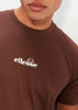 Ellesse T-shirts  Ollio tee - dark brown 