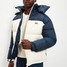 Ellesse Jassen  Herald padded jacket - navy off white 