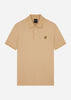 Lyle & Scott Polo's  Grid texture polo shirt - cairngorms khaki 