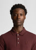 Lyle & Scott Polo's  Tonal eagle polo shirt - burgundy 